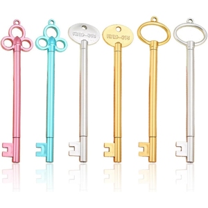 Stylos Clés Vintage Noir 0,5 mm - Idéal Cadeau Enfant