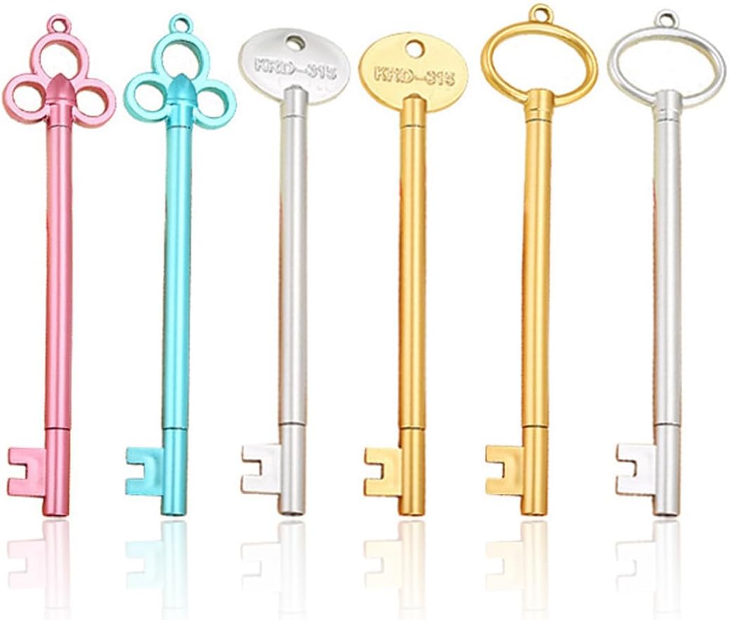 Stylos Clés Vintage Noir 0,5 mm - Idéal Cadeau Enfant