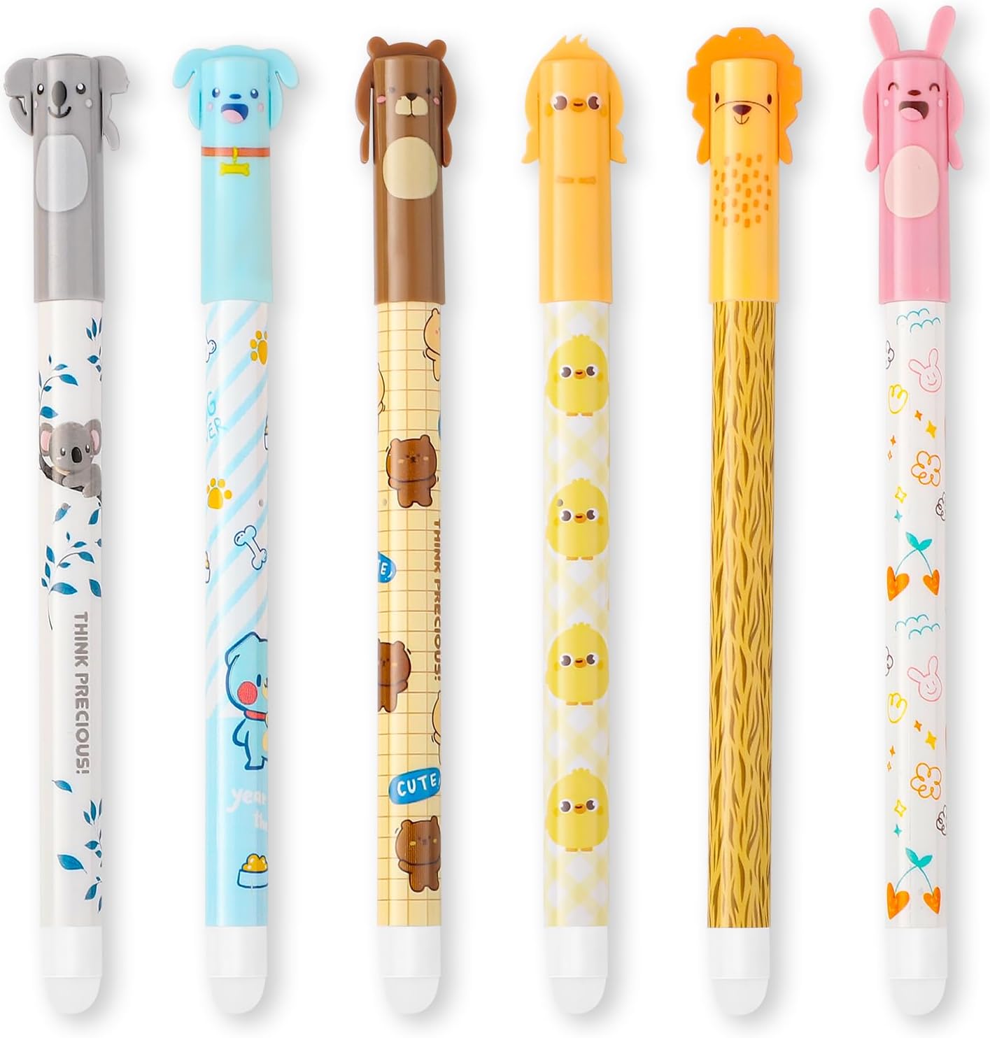 Stylos Effaçables Noir & Bleu Gel 0,5 mm