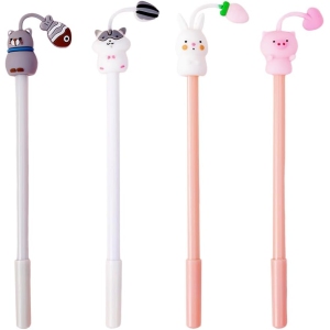 Stylos Gel Animaux 0,5 mm - Noir