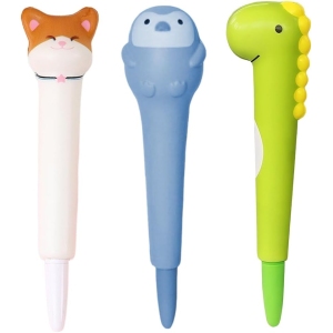 Stylos Gel Anti-Stress Kawaii - 3 Pièces