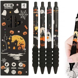 Stylos Gel Cartoon Halloween – 4 Pièces Mignonnes