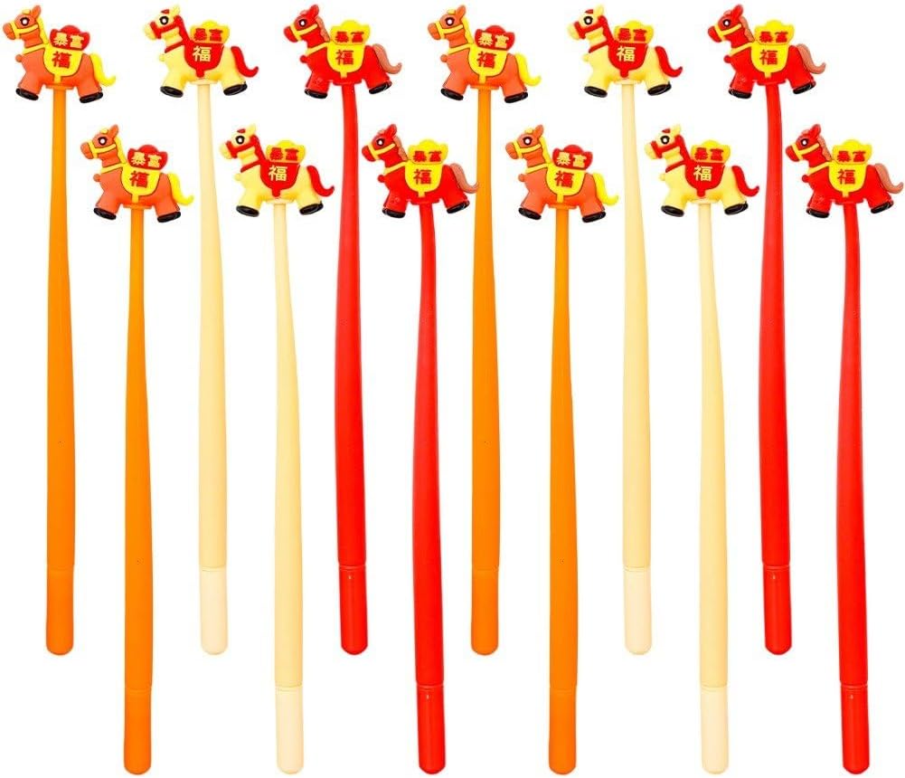 Stylos Gel Cheval - Lot de 12 Mignons pour Enfants