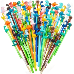 Stylos Gel Dinosaure Kawaii - 80 pièces 0,5mm