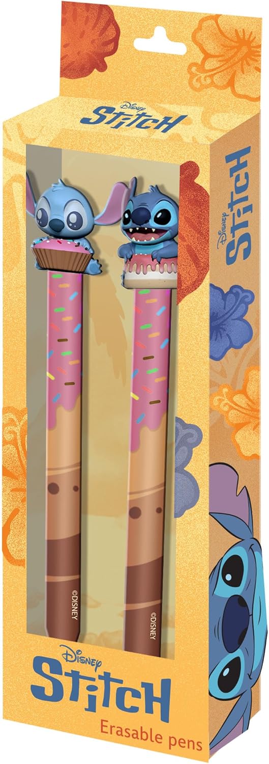 Stylos Gel Disney Lilo et Stitch - Mix-Pack 2 unités