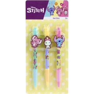 Stylos Gel Disney Stitch - Lot de 3 Colorés