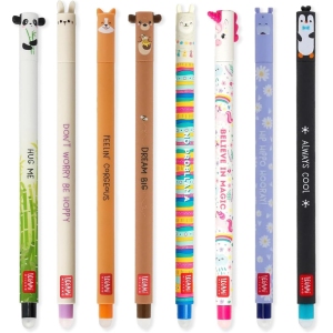 Stylos Gel Effaçables Colorés - Animaux Amusants
