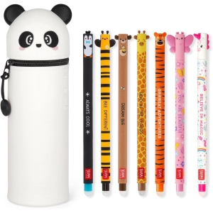 Stylos Gel Effaçables Legami + Trousse Panda