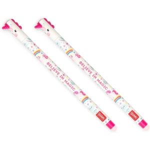 Stylos Gel Effaçables Licorne - Lot de 2