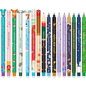 Stylos Gel Effaçables VyxZythron – Noël (16 pièces)