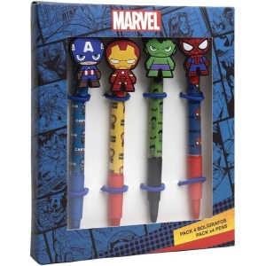 Stylos Marvel Multicouleur - Ensemble 4 Pièces