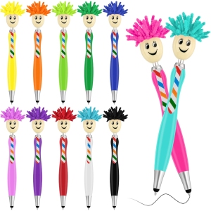 Stylos Rétractables 3 en 1 Amusants – Lot de 12