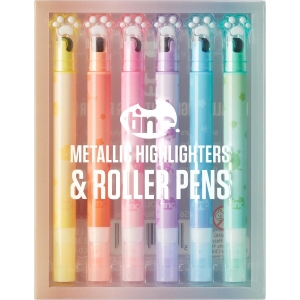 Stylos Roller Métalliques Tinc - Lot de 6
