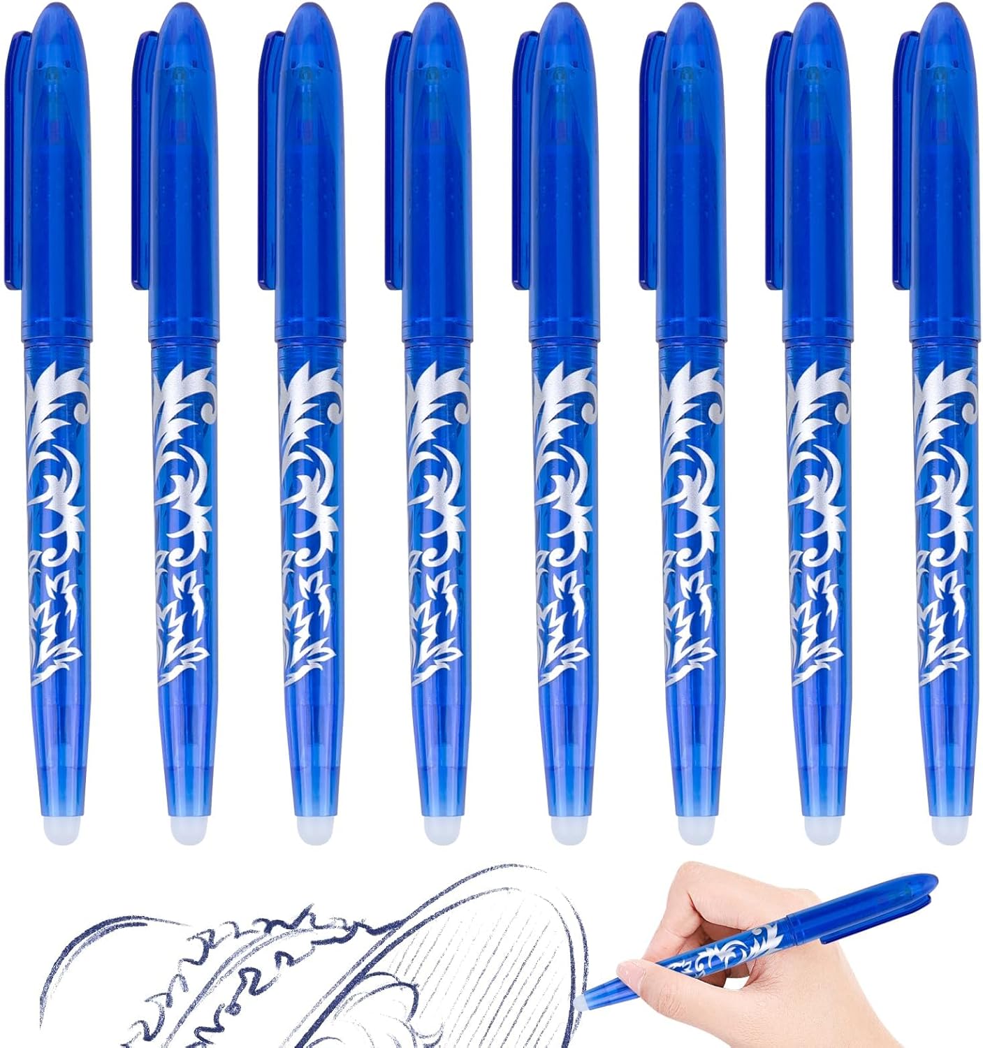 Stylos à Bille Effaçables - Lot de 8