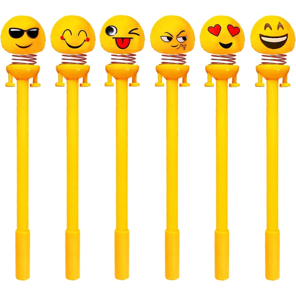 Stylos à Bille Emoji - 20 stylos pointe fine 0,5 mm