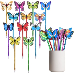 Stylos à Bille Gel Papillon - 24 PCS 0,5 mm