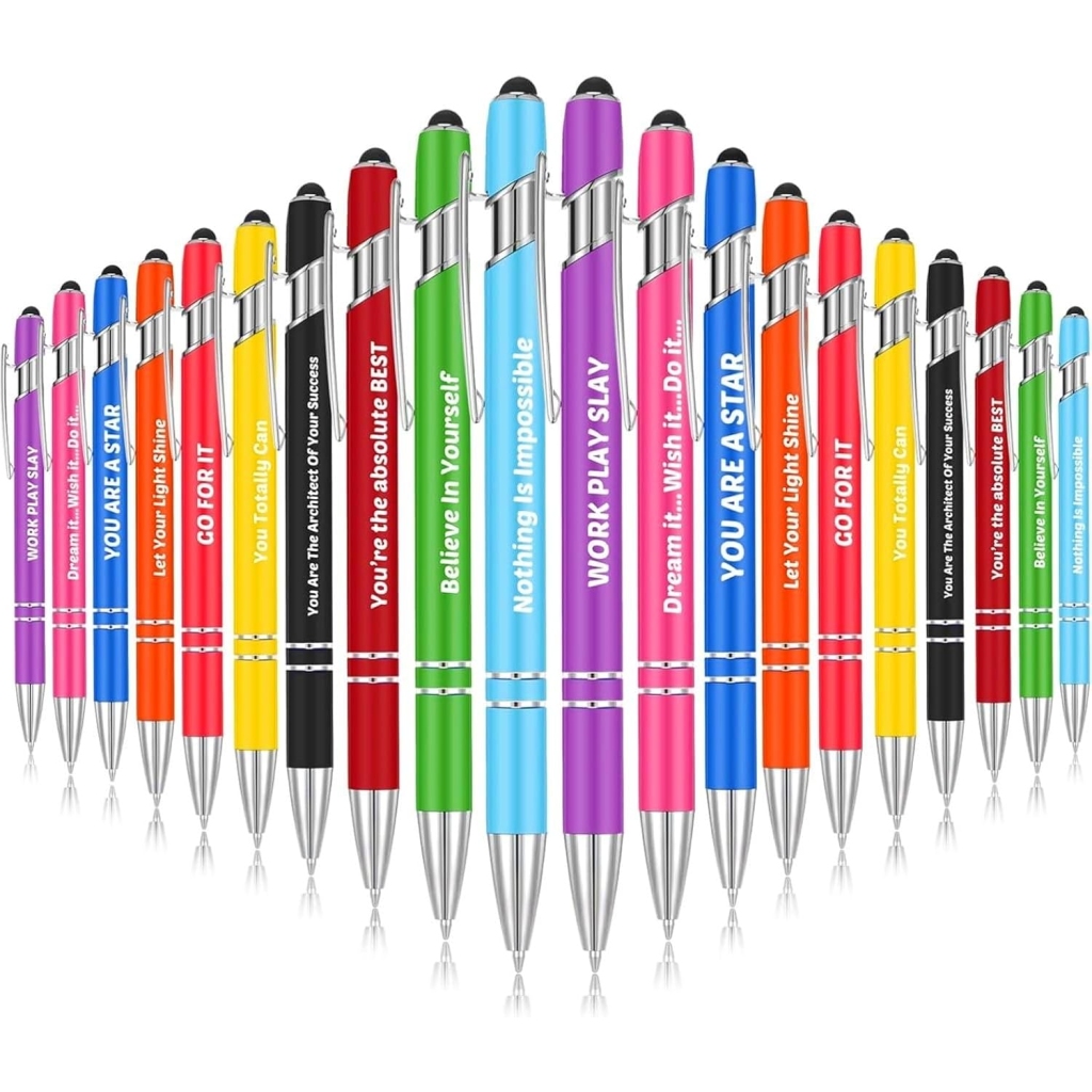 Lot de 20 Stylos à Bille 10 couleurs