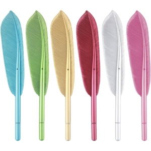 Stylos à Bille Plume Rétro – 6 Pcs