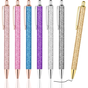 Stylos à Bille Rétractables Or Rose - 7 PCS