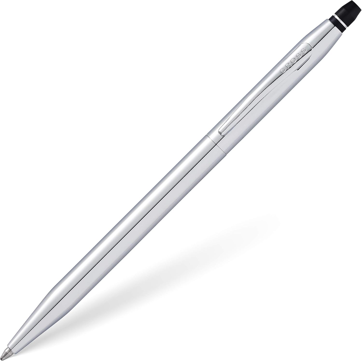 Stylos à bille Cross Click Chrome - Noir Métal