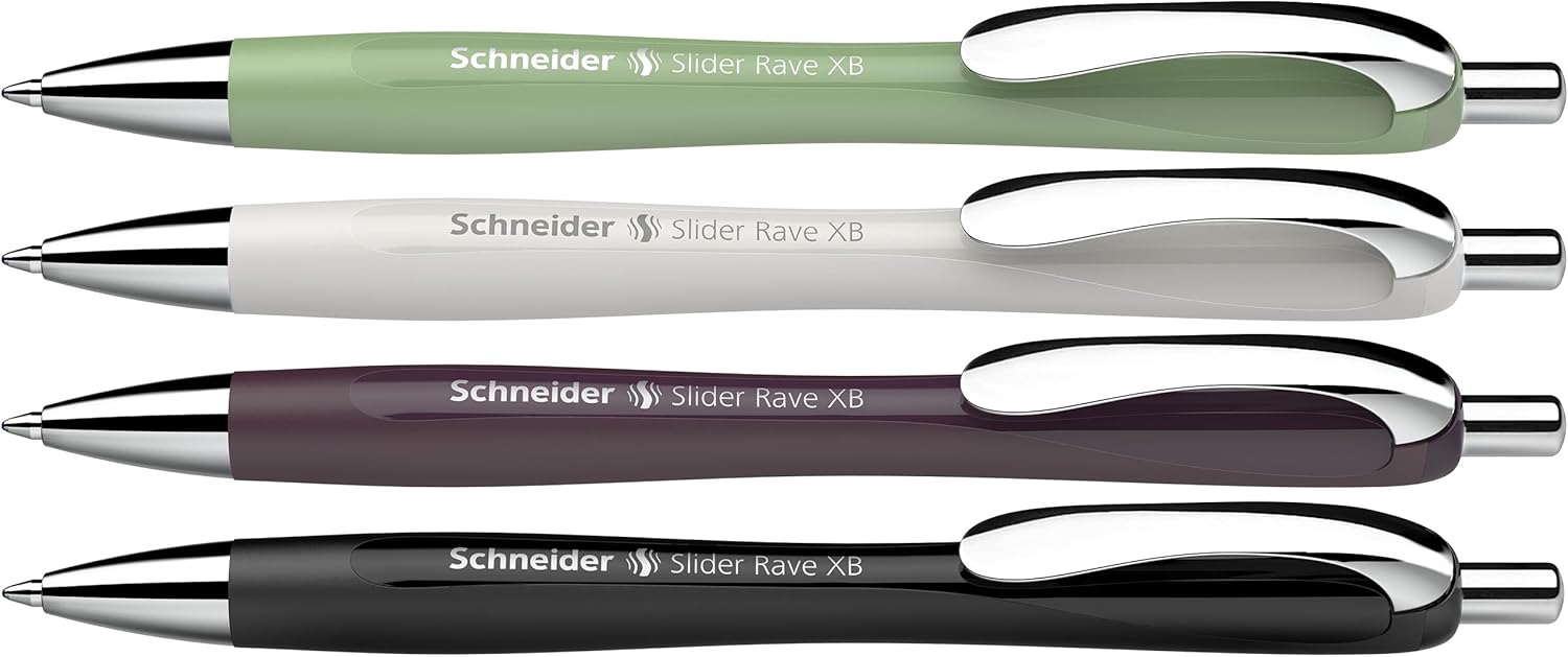 Stylos à bille Schneider Rave XB - Lot de 4