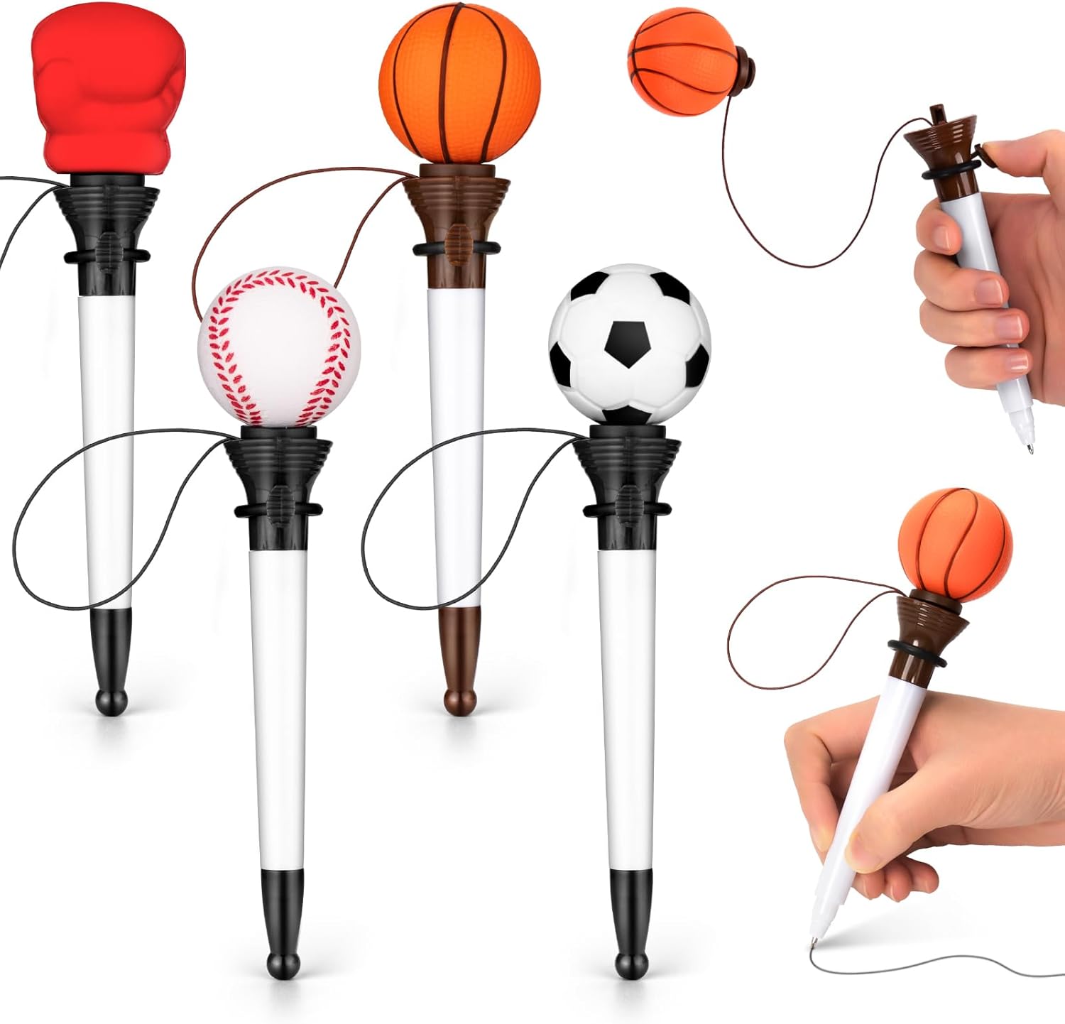 Stylos à bille amusants pour fans de sport