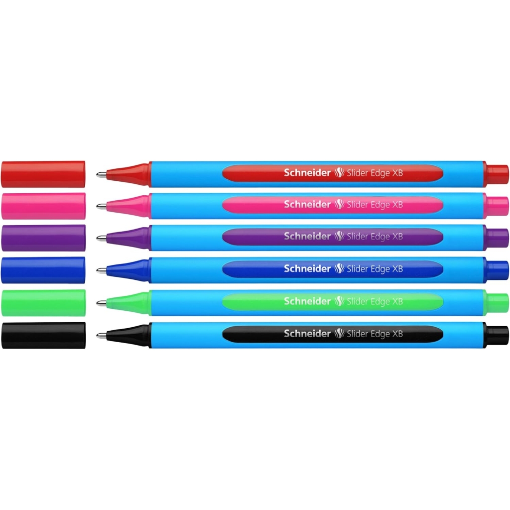 Stylos à bille indélébiles Schneider XB - Lot de 5