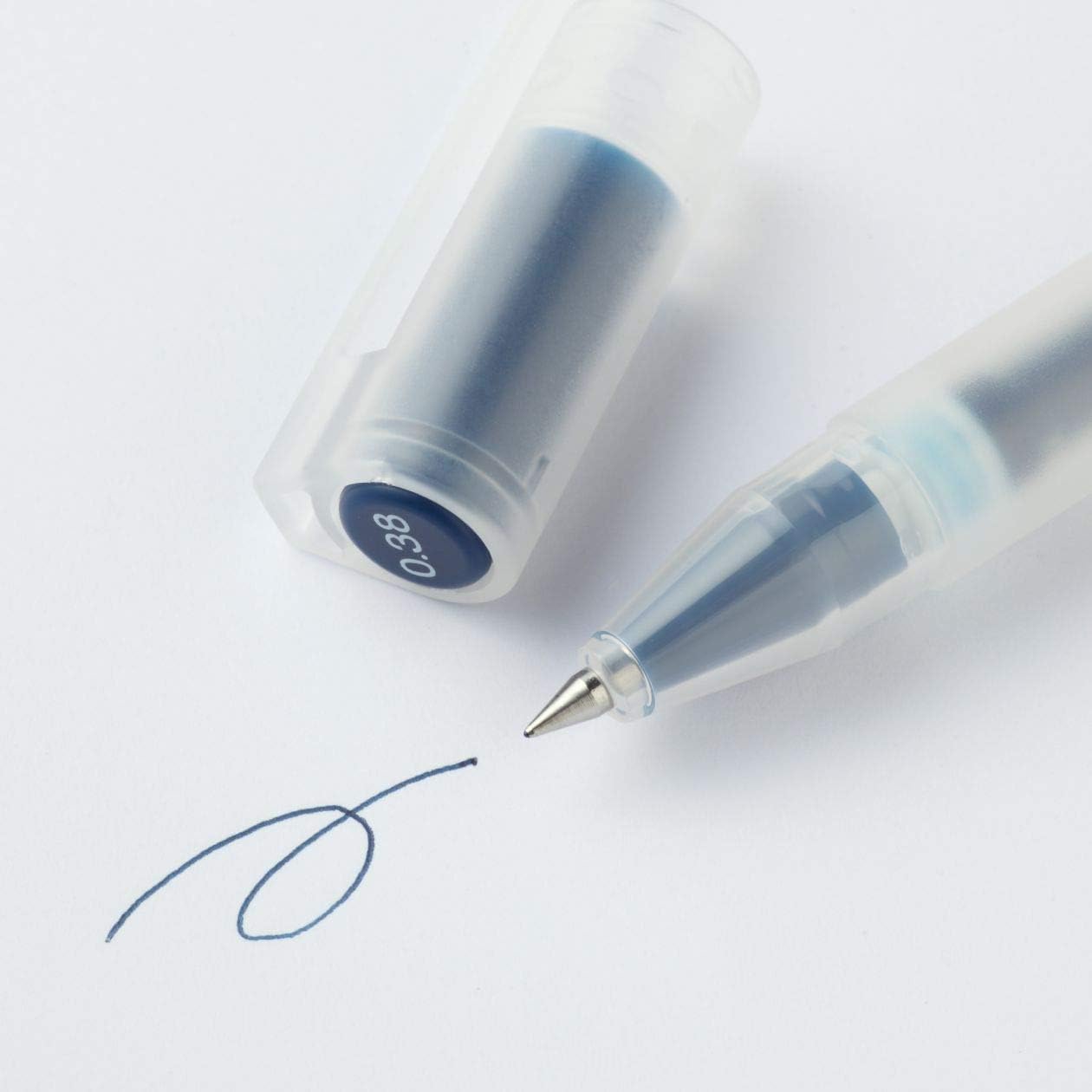 Stylos à encre gel bleu marine - Lot de 3 0,38 mm