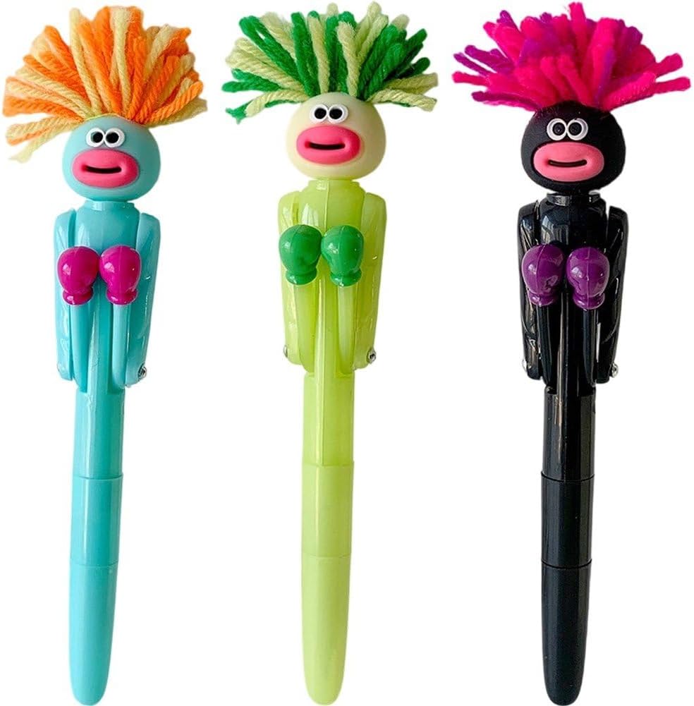 Stylos de Boxe Amusants - Lot de 3