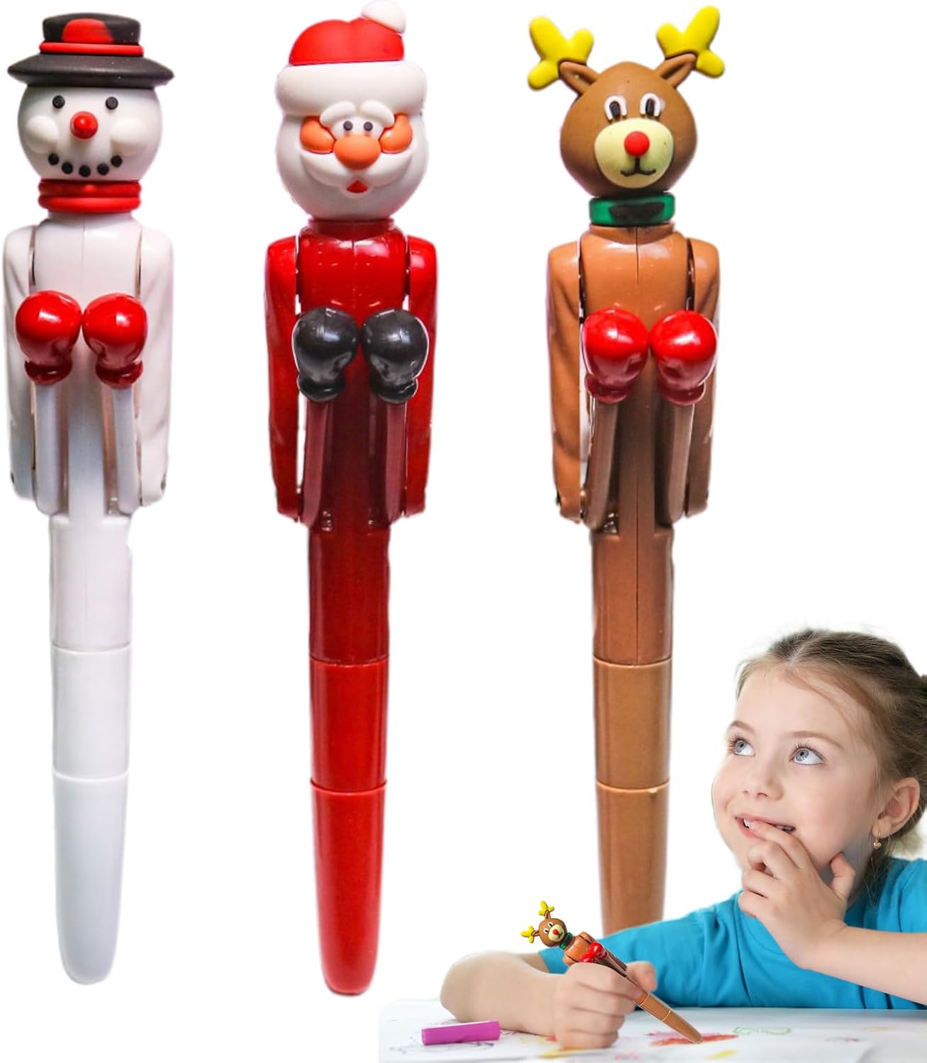 Stylos de Boxe Interactifs - Écriture Anti-Stress
