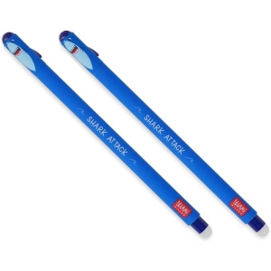 Stylos gel effaçables requin - Lot de 2