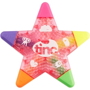 Surligneurs Étoiles Multicolores - Pratiques & Fun