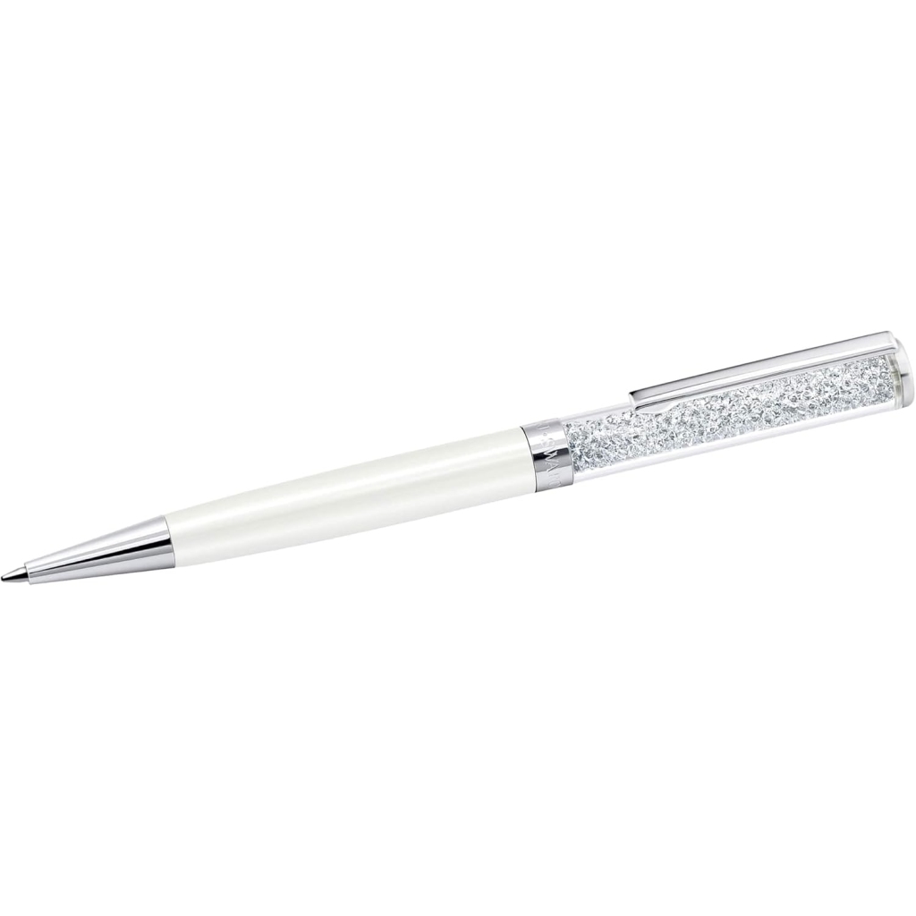 Swarovski Stylo Crystalline Blanc Métal