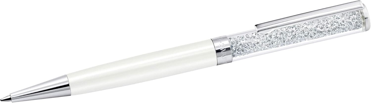 Swarovski Stylo Crystalline Blanc Métal