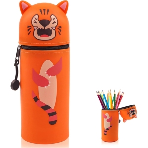 Trousse 2 en 1 Silicone Souple - Tigres