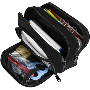 Trousse Crayons Grande Capacité avec Compartiments