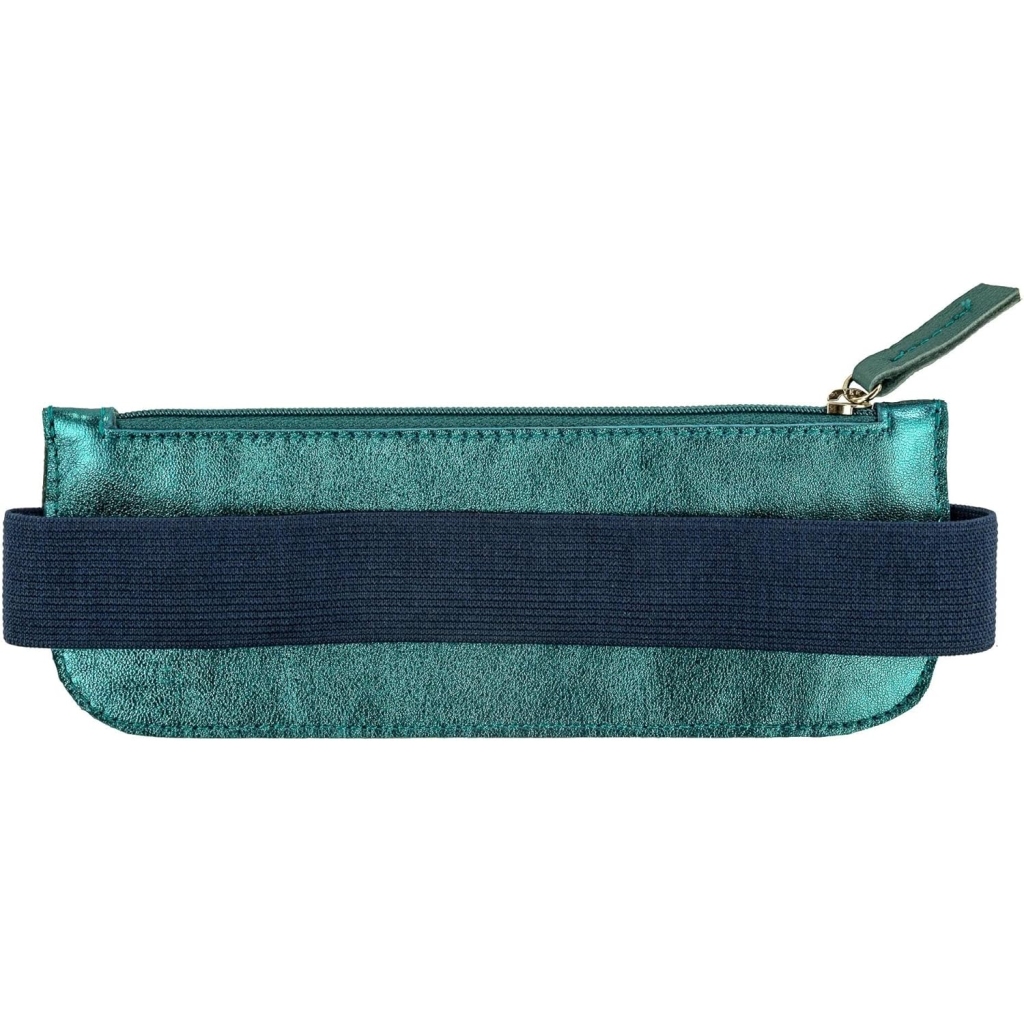 Trousse Cuir Réversible A5 Clairefontaine Ginkgo