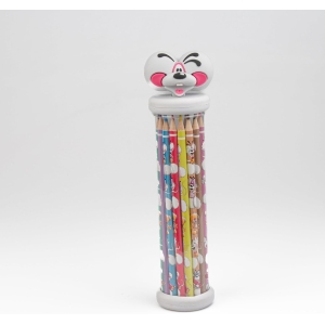 Trousse Diddl 3D Tube avec Crayons - Vintage Années 90