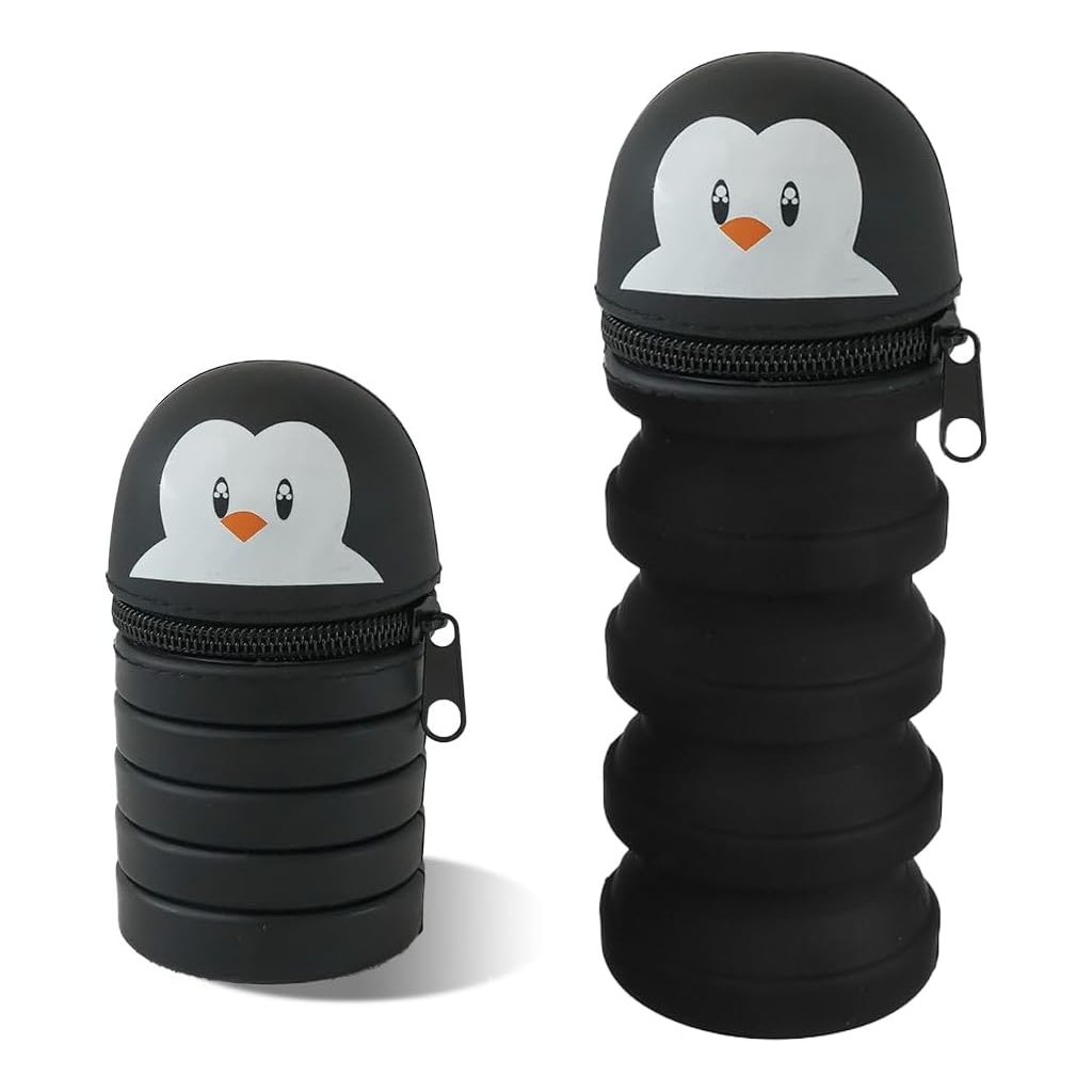 Trousse École Pliable Pingouin 2 en 1
