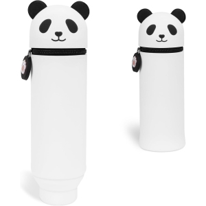 Trousse École Silicone Kawaii Panda 2 en 1
