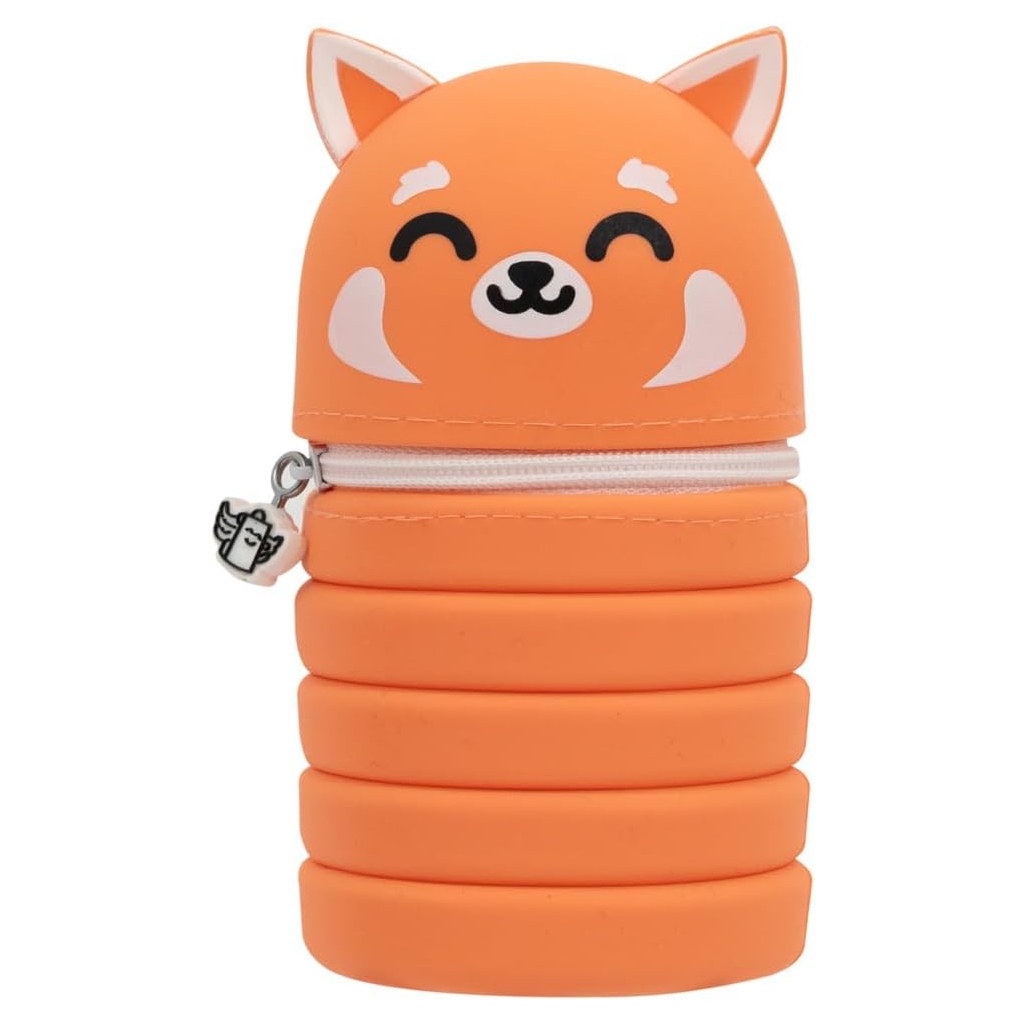Trousse Panda Roux en Silicone Extensible