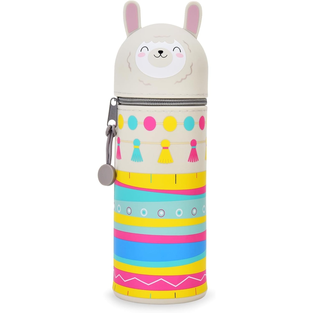 Trousse Kawaii Lama 2-en-1 en Silicone Souple