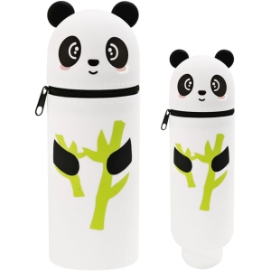 Trousse Kawaii Panda 2 en 1 en Silicone Souple