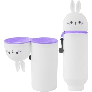 Trousse Kawaii Télescopique 2 en 1 – Lapin