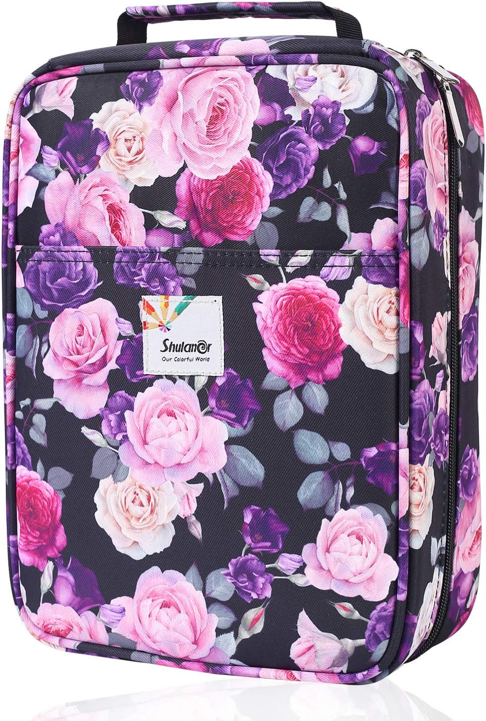 Trousse Organisateur 270 Crayons - Rose Violette