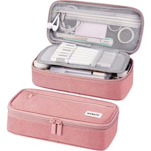 Trousse Pliable Grande Capacité - Rose