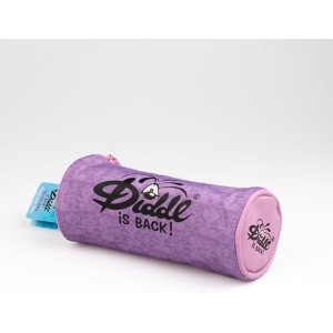 Trousse Scolaire Diddl Ronde - Mauve et Rose