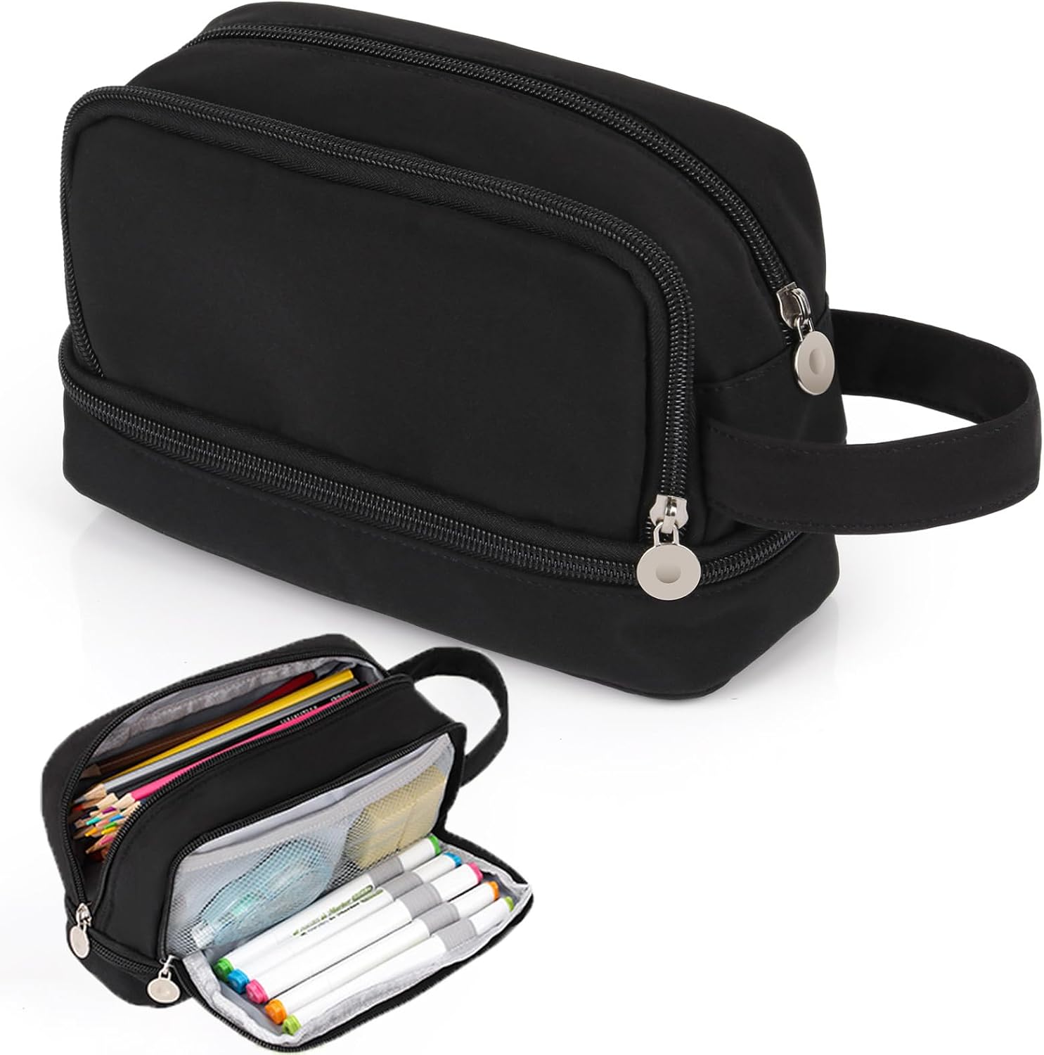 Trousse Scolaire Grande Capacité 3 Compartiments