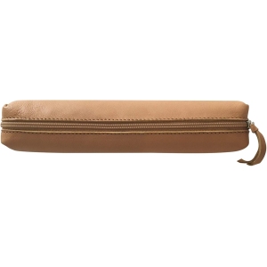 Trousse Slim en Cuir d’Agneau Naturel