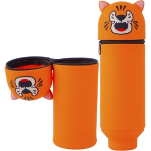 Trousse Télescopique Kawaii Tigre Étui Scolaire